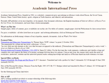 Tablet Screenshot of ai-press.com